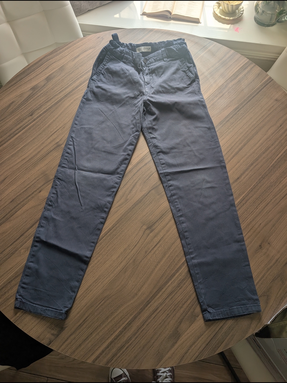 Zara Boys Navy Chino Pants